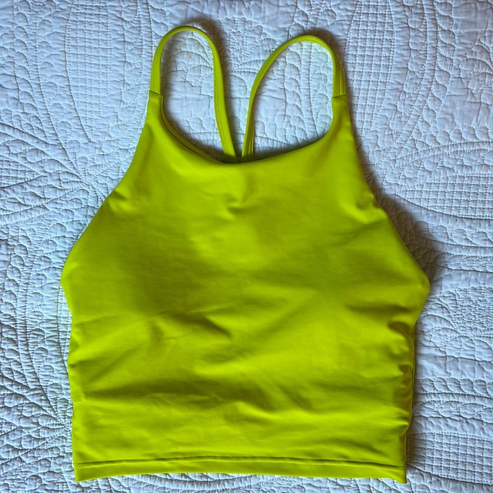 Old Navy Active Light Support Powersoft Longline Sports Bra for Women Green